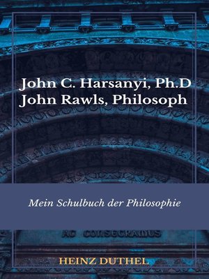 cover image of Mein Schulbuch der Philosophie RAWLS HARSANYI